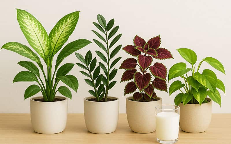 شیر برای چه گل هایی خوب است